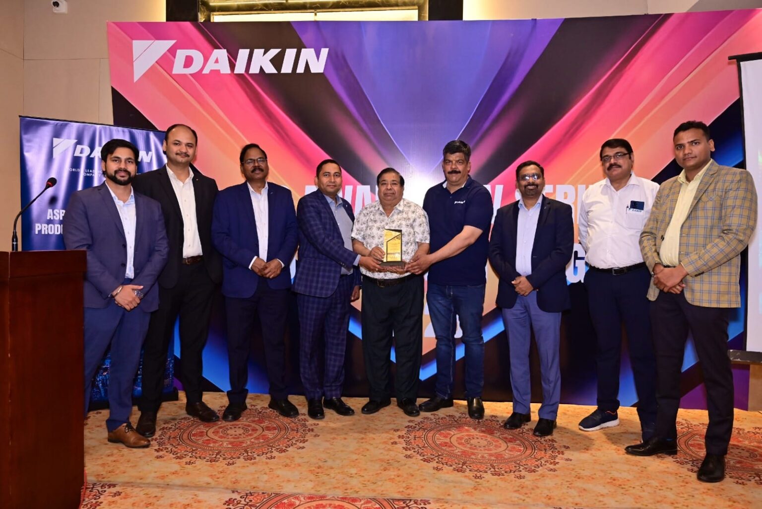 डाइकिन द्वारा सेवा सहयोगियों के लिए पुरस्कार समारोह एवं उत्पाद प्रशिक्षण कार्यक्रम आयोजित