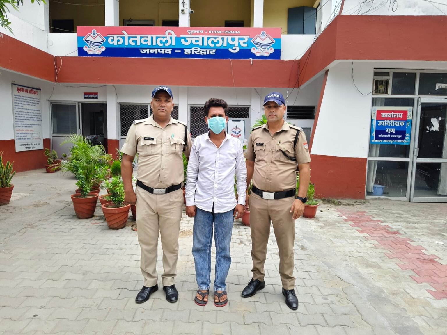 नाबालिग बालिका के अपहरण के आरोपी को ज्वालापुर पुलिस ने दबोचा, बालिका को सकुशल बरामद।