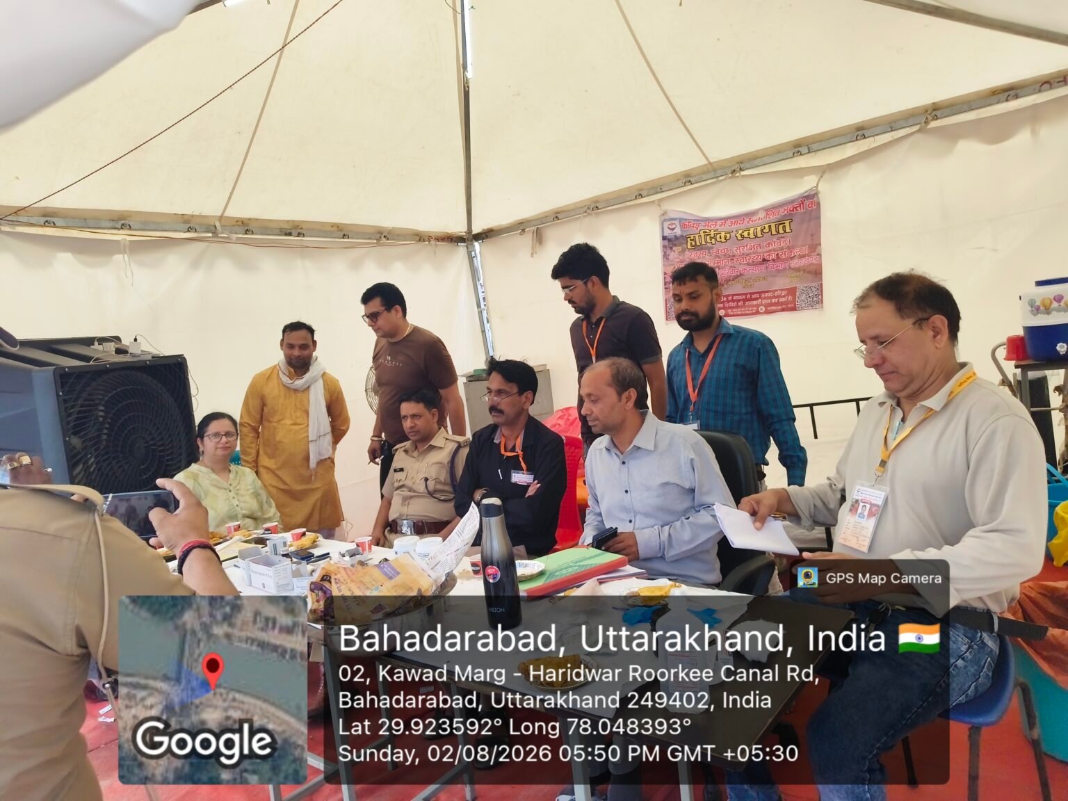 आज कांवड़ यात्रा के चौथे दिन 15010 शिवभक्तों का किया गया निशुल्क उपचार,अब तक कुल 34076 शिवभक्तों का निशुल्क उपचार किया जा चुका है।