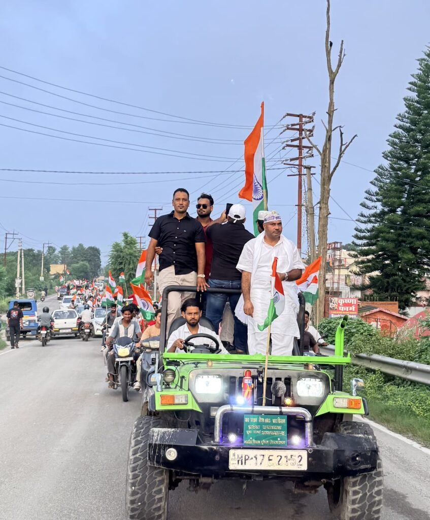 देहरादून में जन अधिकार पार्टी ने निकाली भव्य तिरंगा यात्रा,राष्ट्रीय अध्यक्ष आजाद अली ने किया शुभारंभ, देशभक्ति और एकता के नारों से गूंजा क्षेत्र