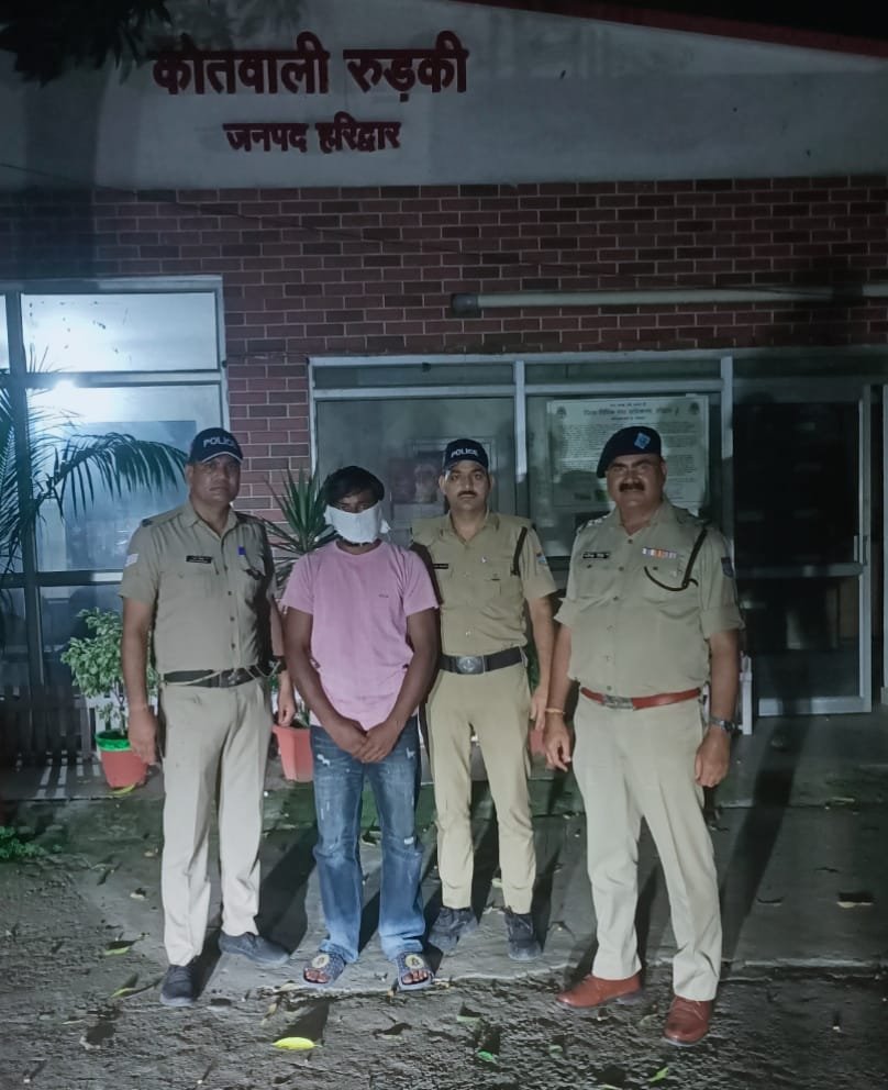 ऑपरेशन प्रहार के तहत हरिद्वार पुलिस की कार्रवाई, पुलिस के हत्थे चढ़ा तमंचा धारी,आरोपित के विरूद्ध अग्रिम वैधानिक कार्रवाई की जा रही है।