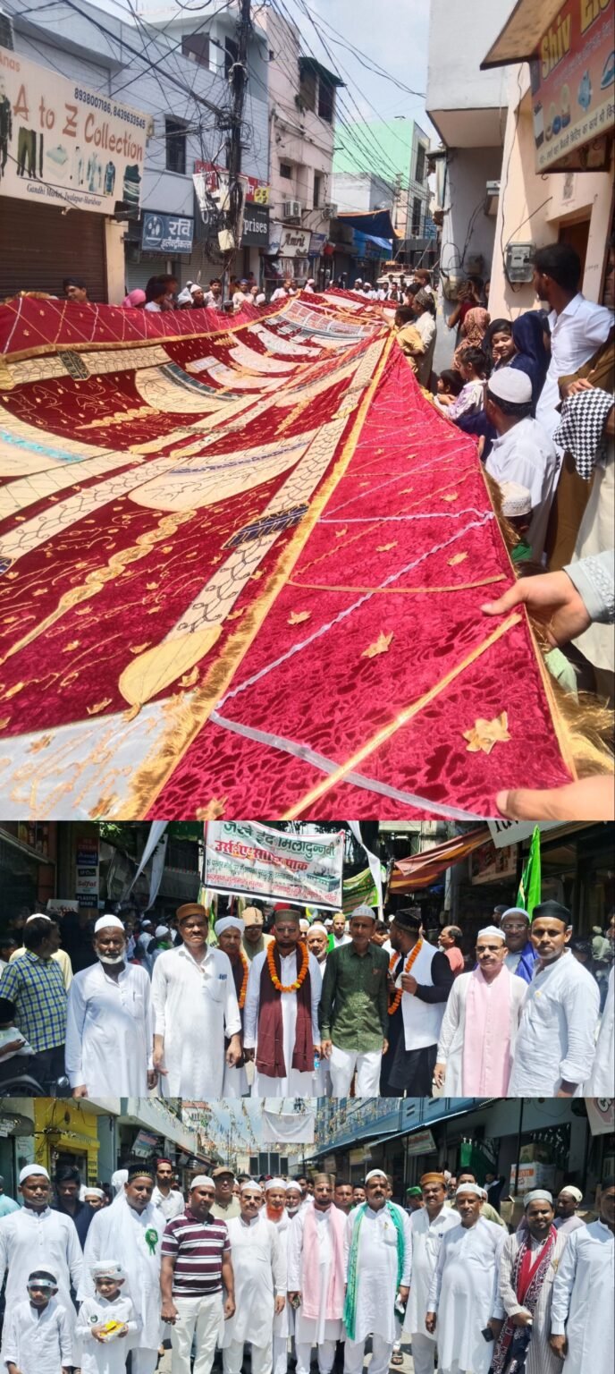 ज्वालापुर में अकीदत और उल्लास के साथ निकला जश्ने ईद मिलादुन्नबी का जुलूस।