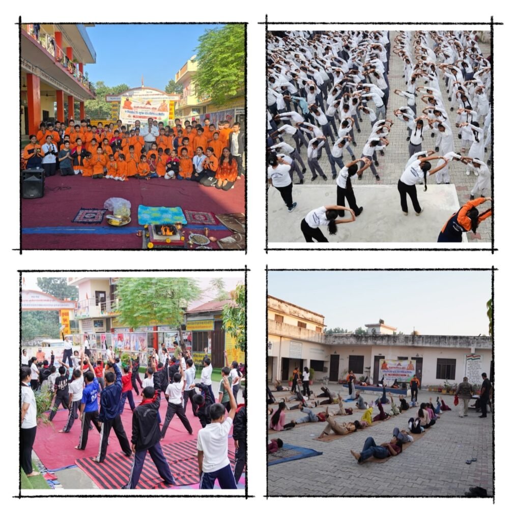 पतंजलि विश्वविद्यालय की पहल: पांच गांवों में निःशुल्क योग शिविरों का यज्ञ के साथ समापन, साध्वी डॉ. देवप्रिया की प्रेरणा और स्वामी आर्षदेव के मार्गदर्शन में विद्यार्थियों ने ग्रामीणों को योग, प्राणायाम और आयुर्वेद के प्रति किया जागरूक।