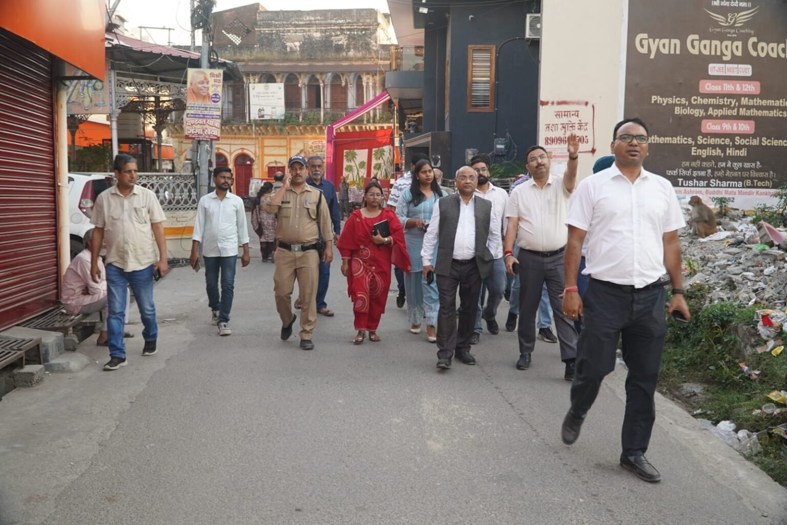 कुंभ-2027 की तैयारियों का मंडलायुक्त ने किया स्थलीय निरीक्षण, निर्माण कार्यों में तेजी लाने के निर्देश।